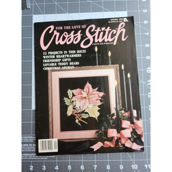 For The Love Of Cross Stitch, Magazine, Jan 1990 B47 - Picture 1 of 5